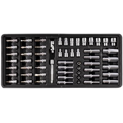 FIXMAN Tray 57 Piece 1/4' Drive Sockets & Accessories